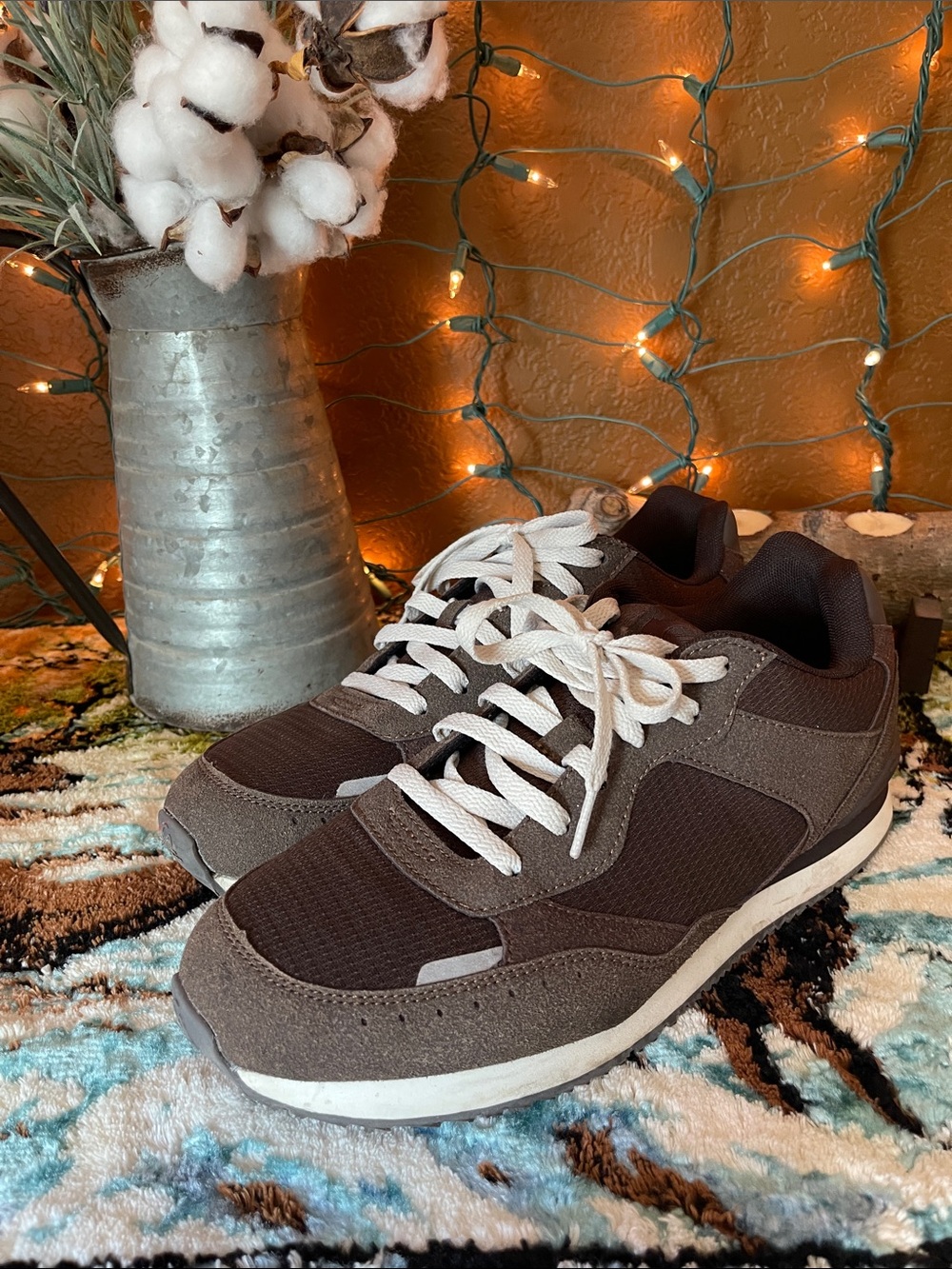 Quiksilver Men's Brown and Gray Casual Sneakers